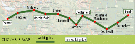 Clickable map of this year's route