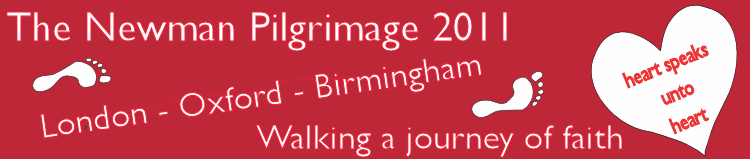 Westminster to Birmingham - Newman Pilgrimage 2011